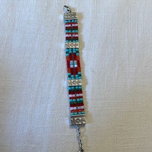 Brighton woven beaded bracelet